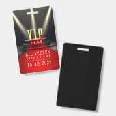 Exklusive VIP-Access-Veranstaltung Ausweis (Vorder- & Rückseite)