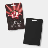 Exklusive VIP-Access-Veranstaltung Ausweis (Vorder- & Rückseite)
