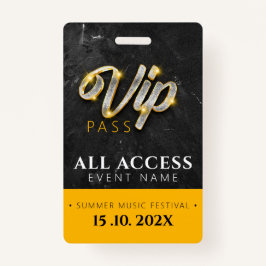 Exklusive VIP-Access-Veranstaltung Ausweis