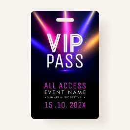 Exklusive VIP-Access-Veranstaltung Ausweis