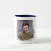 Exklusive Volodymir Zelensky & Quote Coffee Tasse (Zentrum)