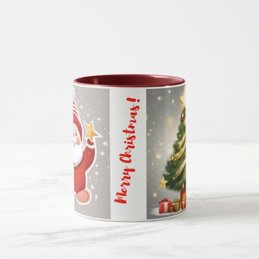 Exklusive Weihnachtsfeier: Roter Weihnachtsmann, S Tasse (Zentrum)