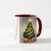 Exklusive Weihnachtsfeier: Roter Weihnachtsmann, S Tasse (VorderseiteRechts)