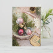 Exklusive Weihnachtskarten Feiertagskarte (Stehend Vorderseite)