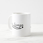 Exklusiver Entwurf Che Tangos! Kaffeetasse (Vorderseite Links)