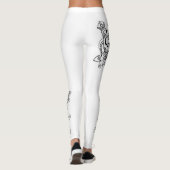 Exklusiver Entwurf der Gamaschen. Sculls Leggings (Rückseite)