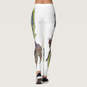 Exklusiver Entwurf der Leggings. Verrücktes buntes Leggings (Rückseite)