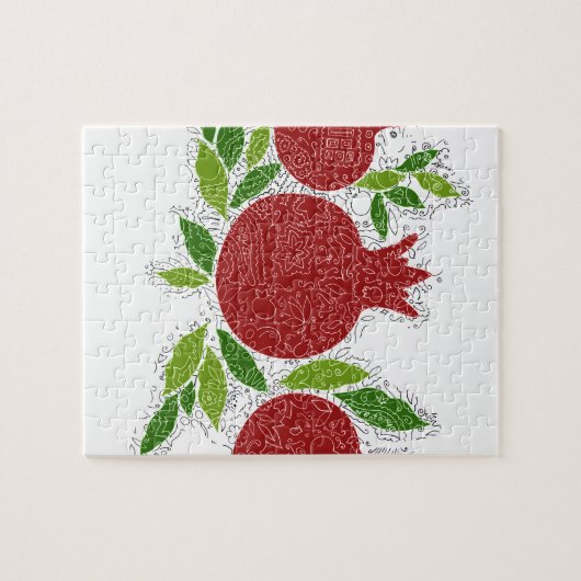 Exklusiver jüdischer israelischer Entwurf gemacht Puzzle (Horizontal)