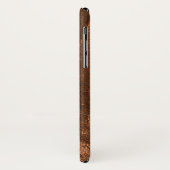 Exklusiver Luxus aus Kupfermetall mit Monogramm Case-Mate iPhone Hülle (Hinten/Links)