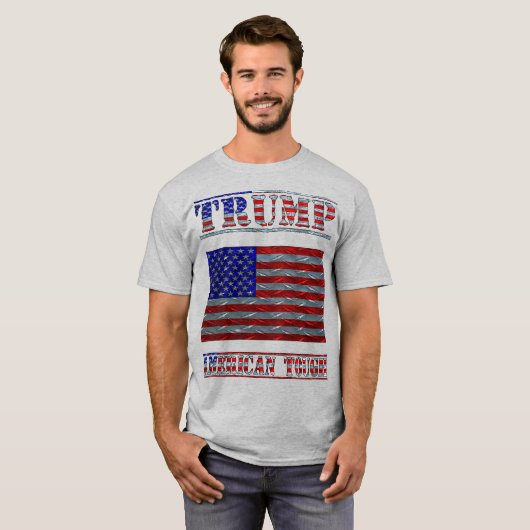Exklusiver Trump American Tough T - Shirt (Vorne ganz)