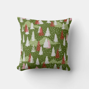 Exklusiver Weihnachtswunderland Handgezeichnet Kissen