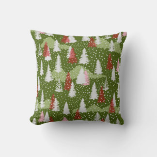Exklusiver Weihnachtswunderland Handgezeichnet Kissen