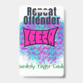 Exklusives Abzeichen für wiederholte Zuwiderhandlu Ausweis (Rückseite)