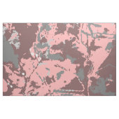 Exklusives, braunes rosa Muster Stoff (Fat Quarter (45,7 x 55,9 cm))