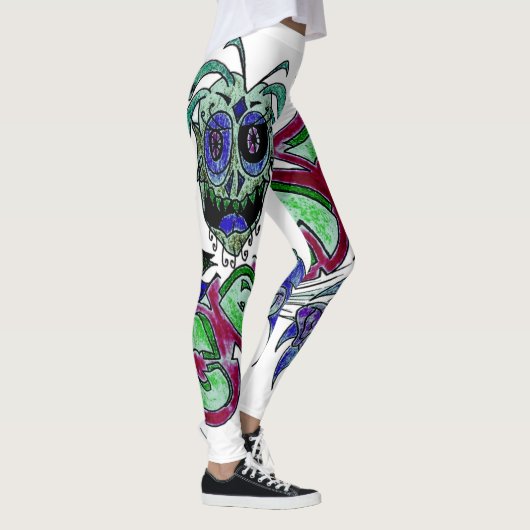 Exklusives Design Crazy . Leggings (Rechts)