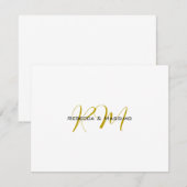 Exklusives einzigartiges Gold-Farben-Monogramm Mod (Vorne/Hinten)
