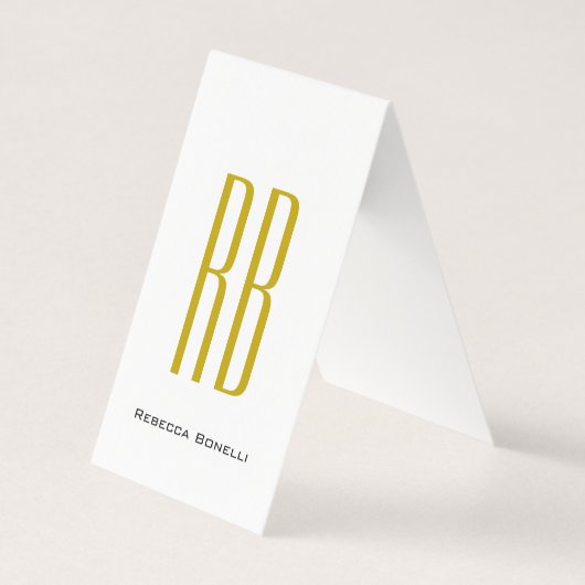 Exklusives einzigartiges Gold-Farben-Monogramm Mod (Vorderseite)