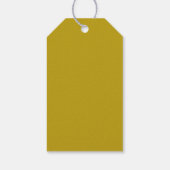 Exklusives einzigartiges Gold-Farben-Monogramm Mod Geschenkanhänger (Rückseite)