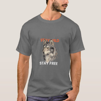Exklusives männliches T-Shirt mit beeindruckendem