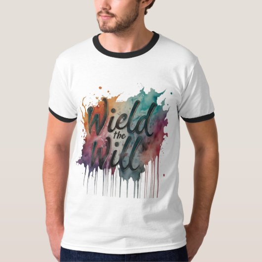 EXKLUSIVES NEUES DESIGN SLOGAN SCHRIFTLICHER T - S T-Shirt (Vorderseite)