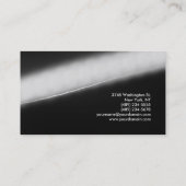 Exklusives Sondermuster Modernes Gray Trendy Visitenkarte (Rückseite)