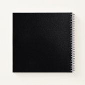 Exklusives Spiral-Notebook - Premium Design Notizblock (Rückseite)