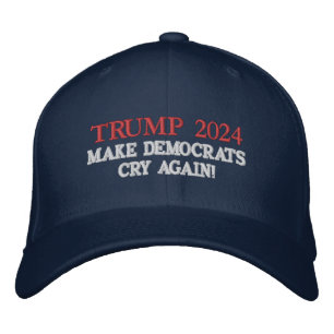 EXKLUSIVES TRUMP 2024 bringt die Demokraten wieder Bestickte Baseballkappe