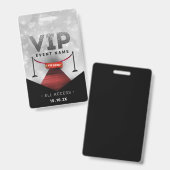 Exklusives VIP-Zugangs-Event Ausweis (Vorder- & Rückseite)