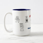 EXKLUSIVES "was ist Ihr Abkommen? … mit CUB" Zweifarbige Tasse (Links)