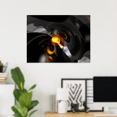 Exklusivität Abstraktes Poster (Heimbüro)