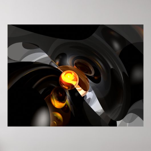 Exklusivität Abstraktes Poster (Vorne)