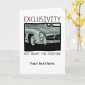 Exklusivität und Reichtum - alter Klassiker von Gu Karte (Gelbe Blume)