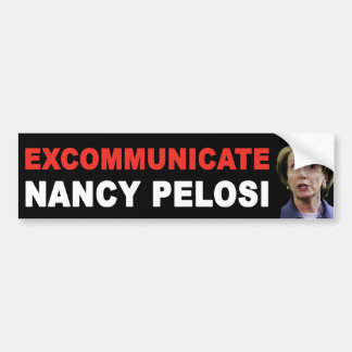 EXKOMMUNIZIEREN Sie Nancy Pelosi Autoaufkleber