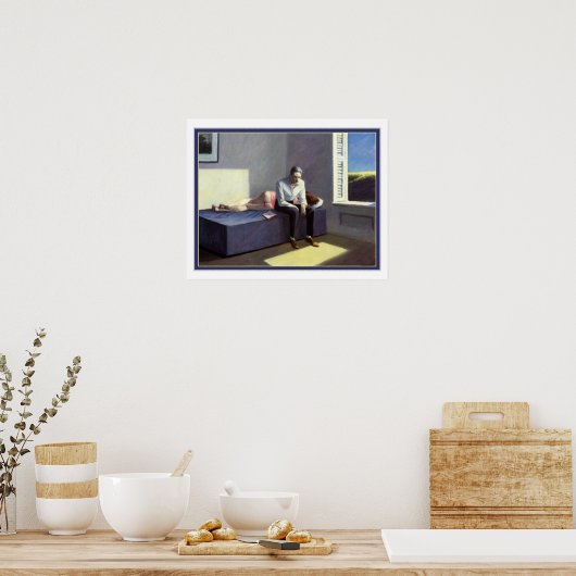 Exkursion in die Philosophie von Edward Hopper Poster (Küche)