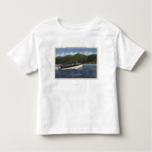 Exkursions-Boot auf dem See Kleinkind T-shirt