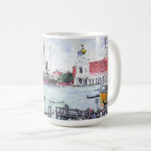 Exkursions-Pier 1901 Venedigs Italien Kaffeetasse (VorderseiteRechts)