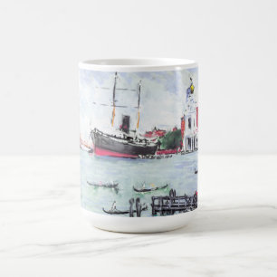 Exkursions-Pier 1901 Venedigs Italien Kaffeetasse