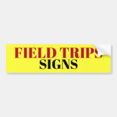 EXKURSIONS-ZEICHEN-Zeichen/sticker/MAGNET Autoaufkleber (Vorne)