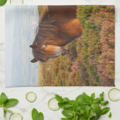 Exmoon Pony, Pferd, Somerset, England Geschirrtuch (Gefaltet)