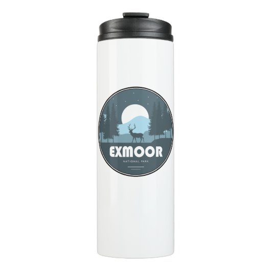 Exmoor National Park Deer Thermosbecher (Vorderseite)