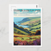 Exmoor National Park, England Postkarte (Vorne/Hinten)