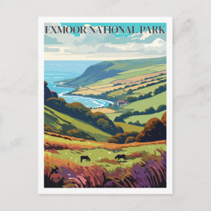 Exmoor National Park, England Postkarte