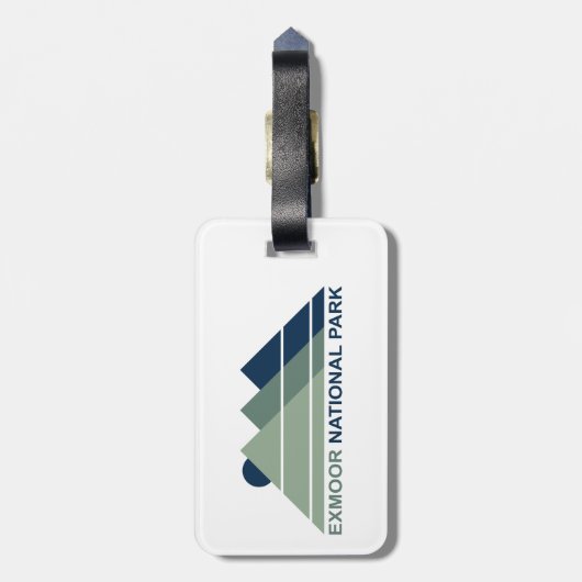 Exmoor National Park Mountain Sun Gepäckanhänger (Rückseite vertikal)