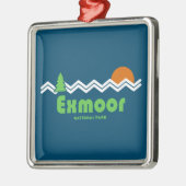 Exmoor National Park Retro Ornament Aus Metall (Links)