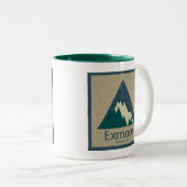 Exmoor National Park Rustic Zweifarbige Tasse (VorderseiteRechts)