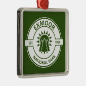 Exmoor National Park Sun Trees Ornament Aus Metall (Rechts)