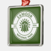 Exmoor National Park Sun Trees Ornament Aus Metall (Links)