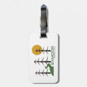 Exmoor National Park Trail Gepäckanhänger (Rückseite vertikal)