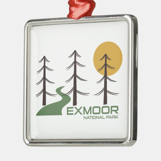 Exmoor National Park Trail Ornament Aus Metall (Links)