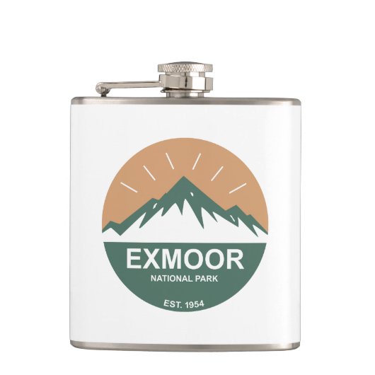 Exmoor-Nationalpark Flachmann (Vorderseite)